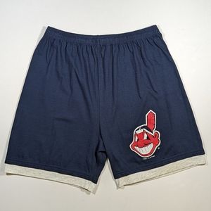 Vintage 1995 Cleveland Indians Logo 7 Shorts Men's Size XL MLB 90s Chief Wahoo